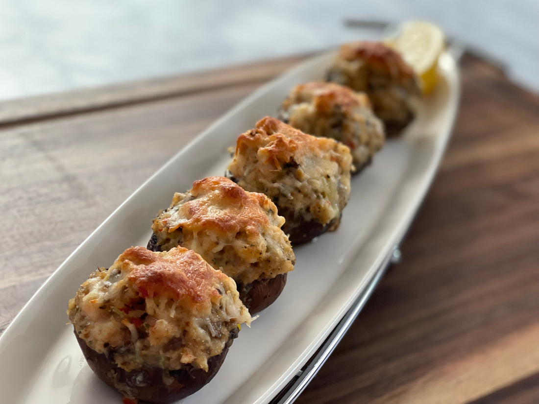 Shrimp & Crab Stuffed Mushrooms