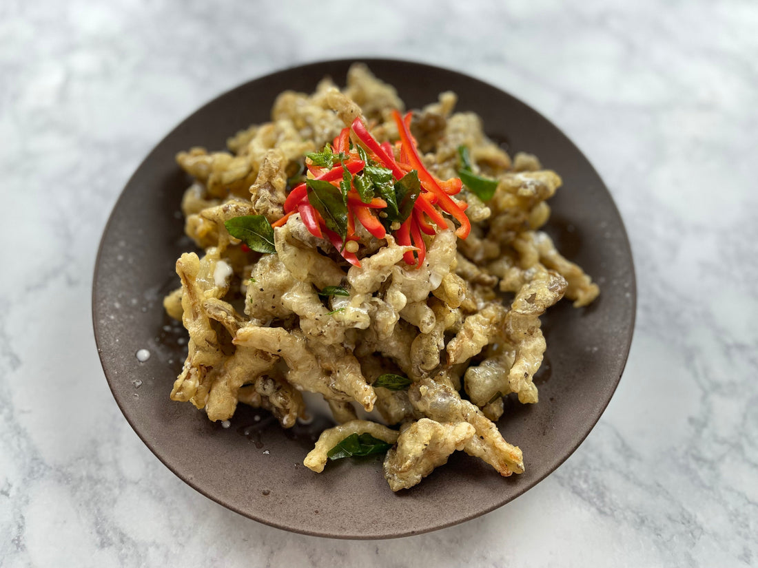 Crispy Vegan Oyster Mushrooms